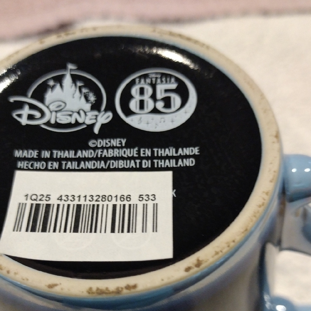 Disney Fantasia Blue Mug with Broom Handle - Picture 5 of 5